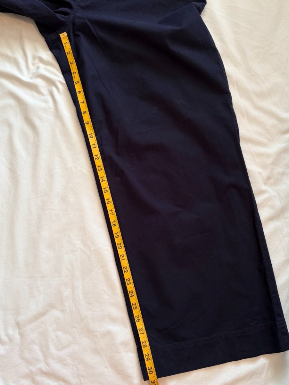 NWT Free Assembly Wide Leg Patch Pocket Pants Dark Navy XL - Picture 12 of 13